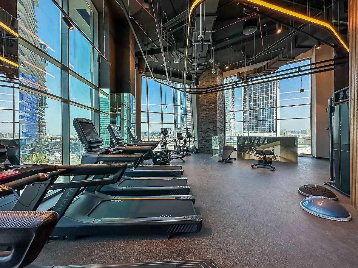 Daire Bright Studio In Business Bay 708 -15 Dubai